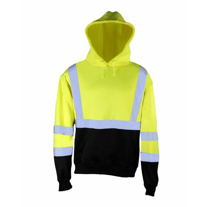 Unisex Hi-Vis Hooded Sweatshirt Thumbnail