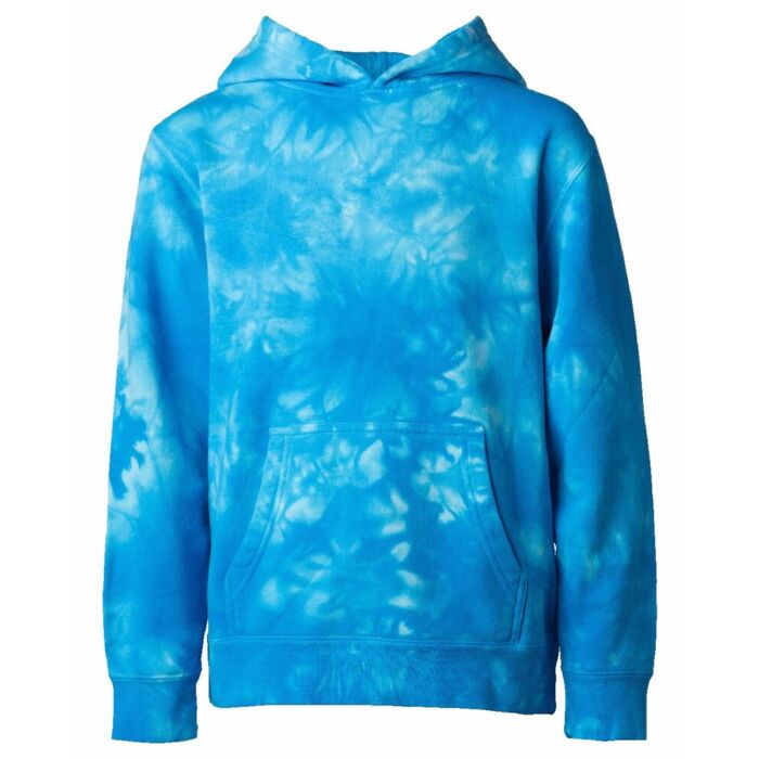 Youth Midweight Tie-Dyed Hooded Sweatshirt Thumbnail
