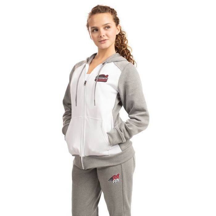 Ladies Three-Season Fleece Full Zip Hoodie Thumbnail