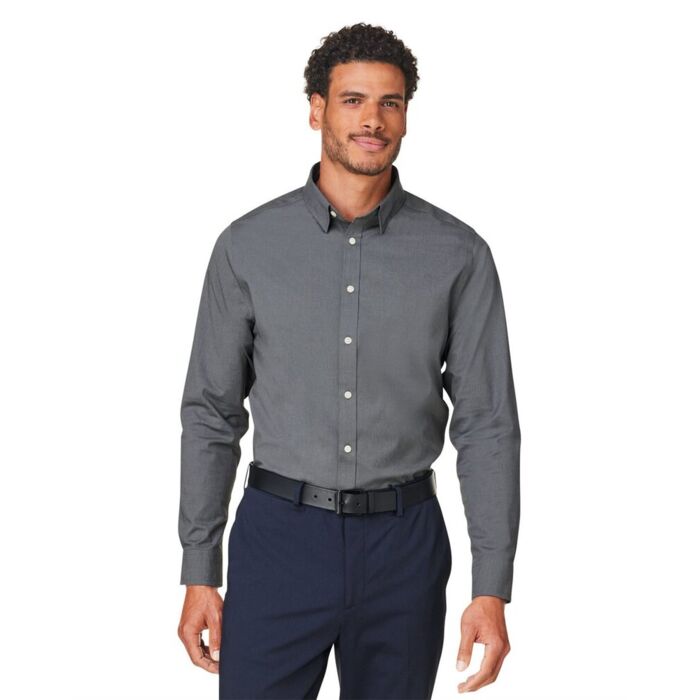 Men's CrownLux Performance® Spencer Poplin Dress Shirt Thumbnail