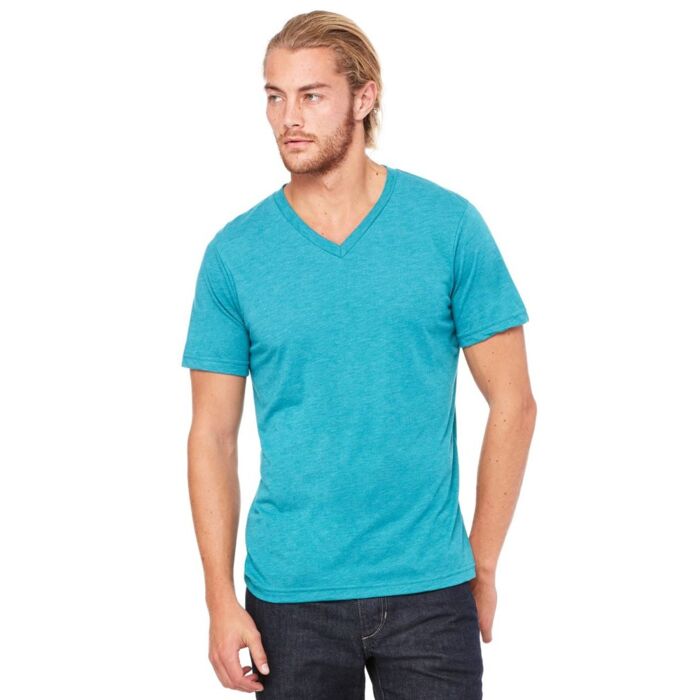 Unisex Triblend V-Neck Tee Thumbnail