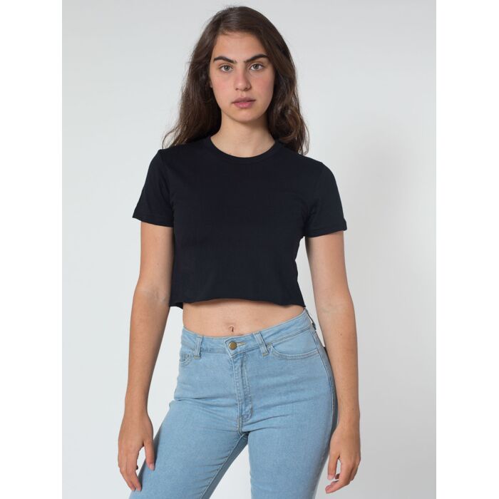 2380 Fine Jersey S/S Cropped T-Shirt Thumbnail
