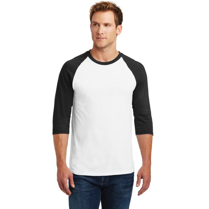 Heavy Cotton ™ 3/4 Sleeve Raglan T Shirt Thumbnail