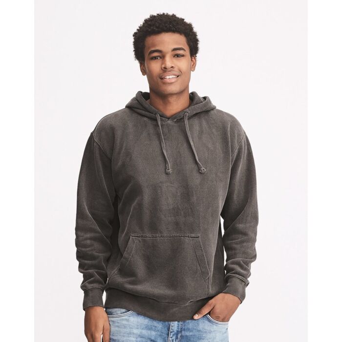 Unisex Garment-Dyed Hooded Sweatshirt Thumbnail