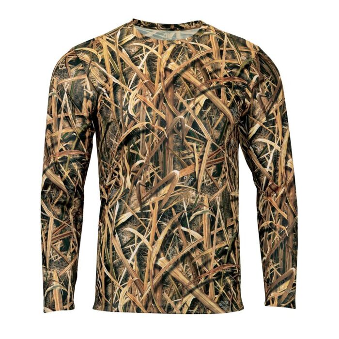 Men's Oxford Performance Camo Print Long Sleeve T-Shirt Thumbnail