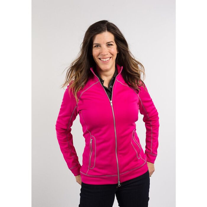 Clique Helsa Performance Womens Full Zip Knit Jacket Thumbnail