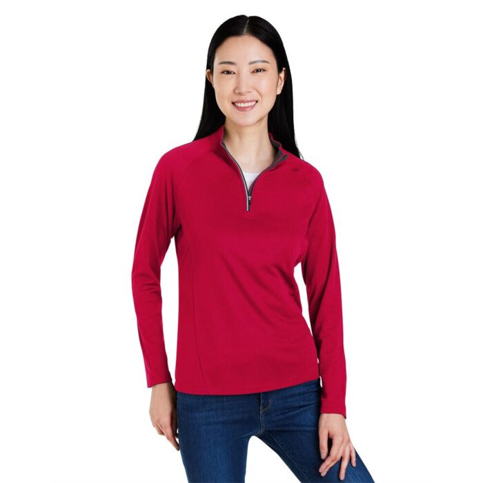 Women's Origin Performance Pique Quarter-Zip Pullover Thumbnail