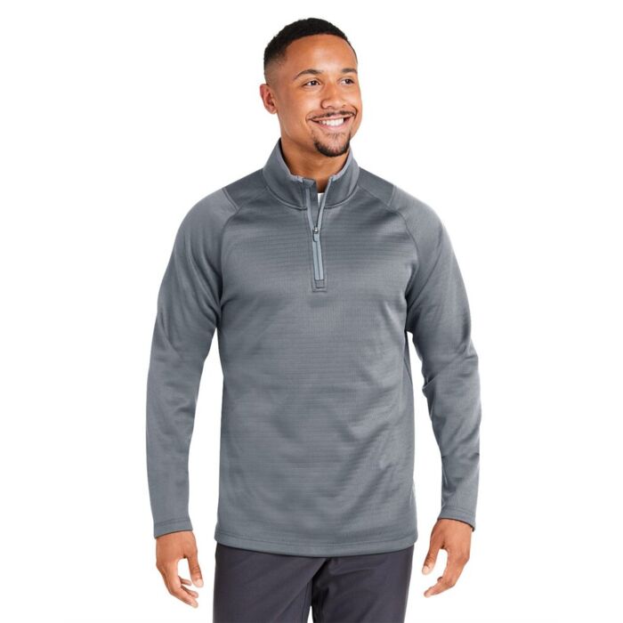 Men's Waffle Fleece Quarter-Zip Pullover Thumbnail
