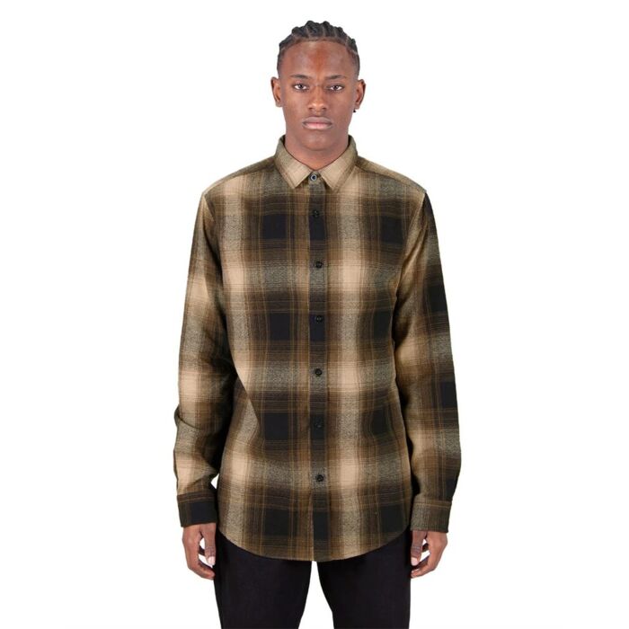 Unisex Plaid Flannel Overshirt Thumbnail