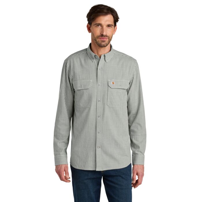 Rugged Flex ® Plaid Long Sleeve Shirt Thumbnail