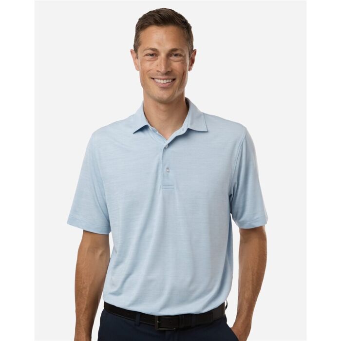 Men's Bohemian Striped Heather Performance Polo Thumbnail