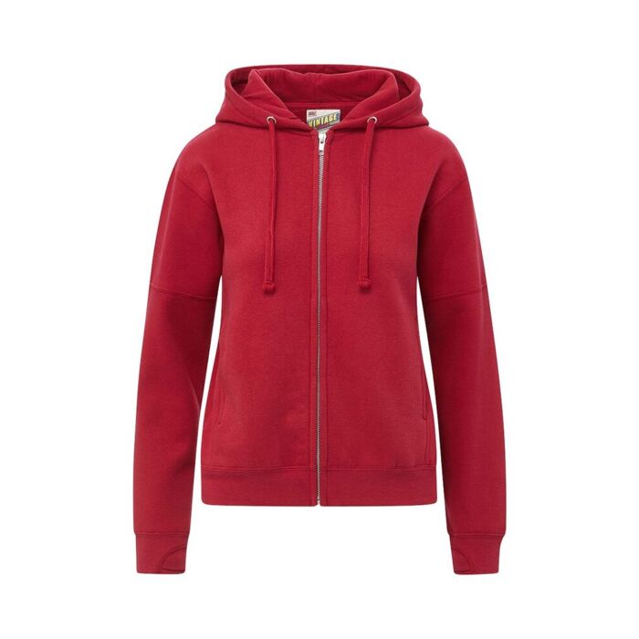 Women's Vintage Fleece Hooded Full-Zip Sweatshirt Thumbnail