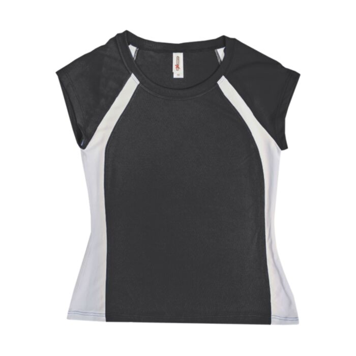AJ216 Women's Raglan Colorblock Thumbnail