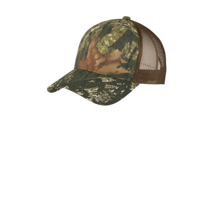 Structured Camouflage Mesh Back Cap Thumbnail