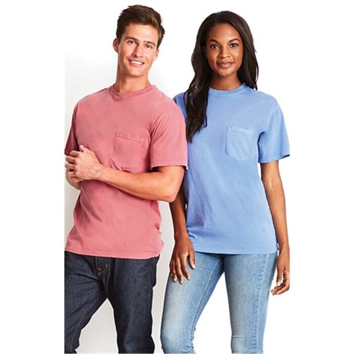 Unisex Inspired Dye Pocket T-Shirt Thumbnail