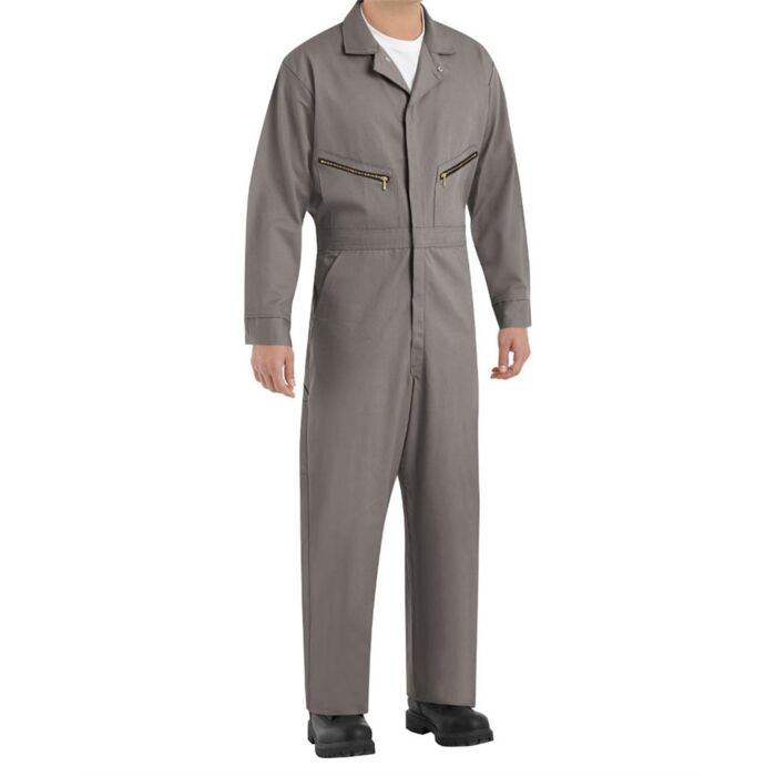 Men's Extended Sizes Zip-Front Cotton Coverall Thumbnail