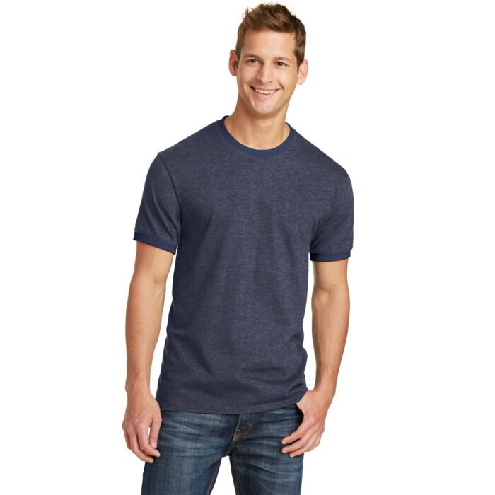 Unisex 5.4oz Cotton Ringer T-Shirt Thumbnail