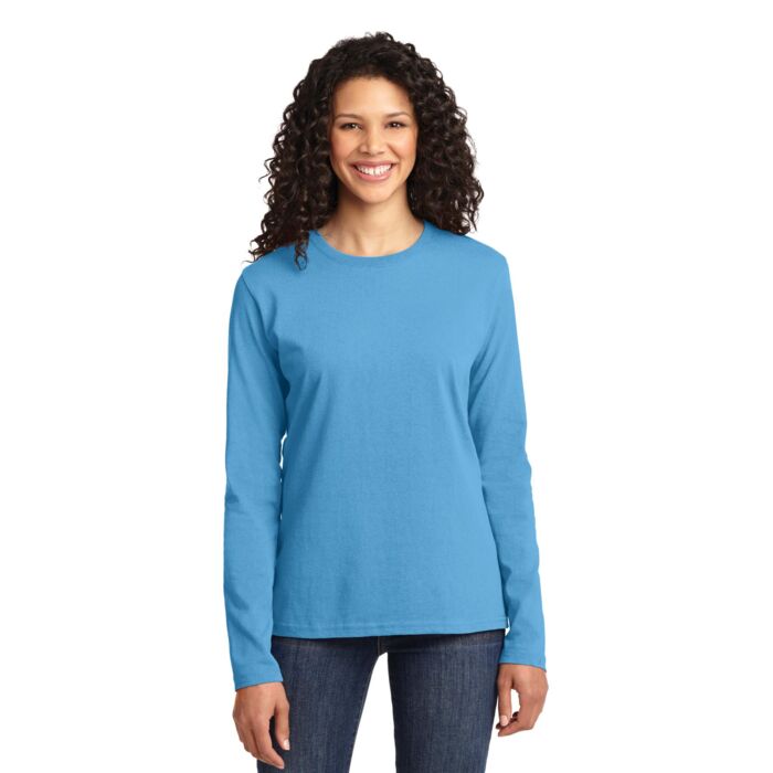 Ladies 5.4oz Long Sleeve T-Shirt Thumbnail